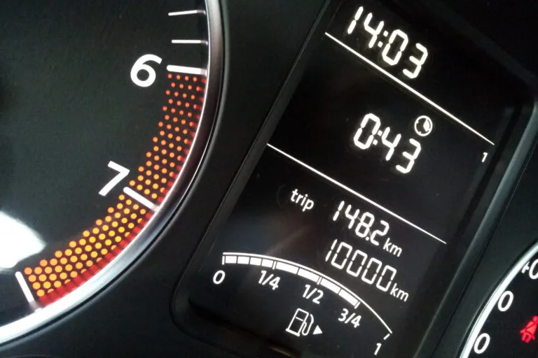 10,000 km on the instrument cluster!