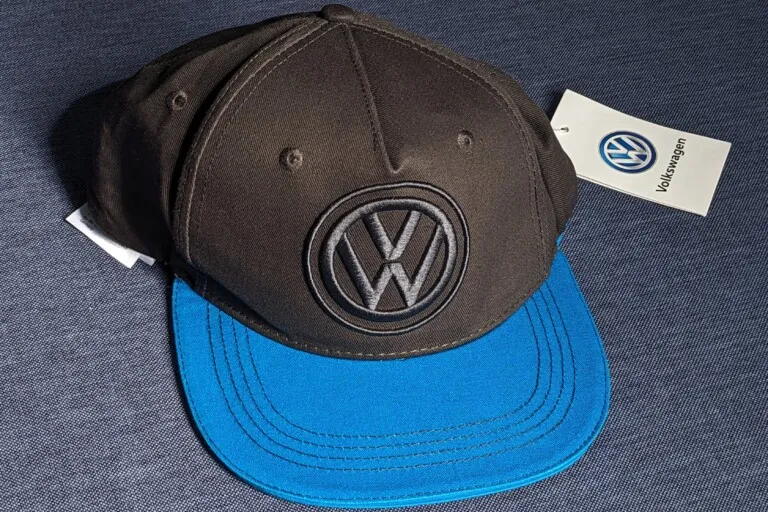 Gray-Blue VW Snapback Cap