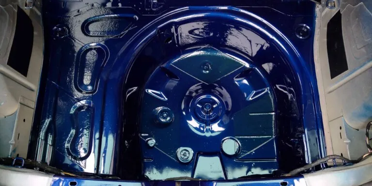 Painting the boot recess