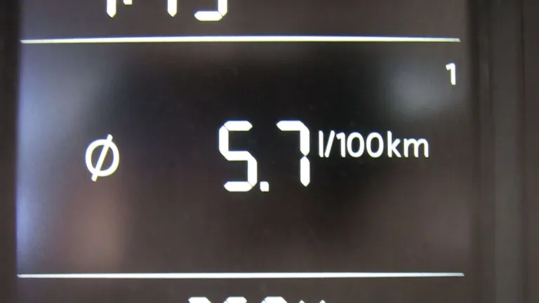 Record low fuel consumption