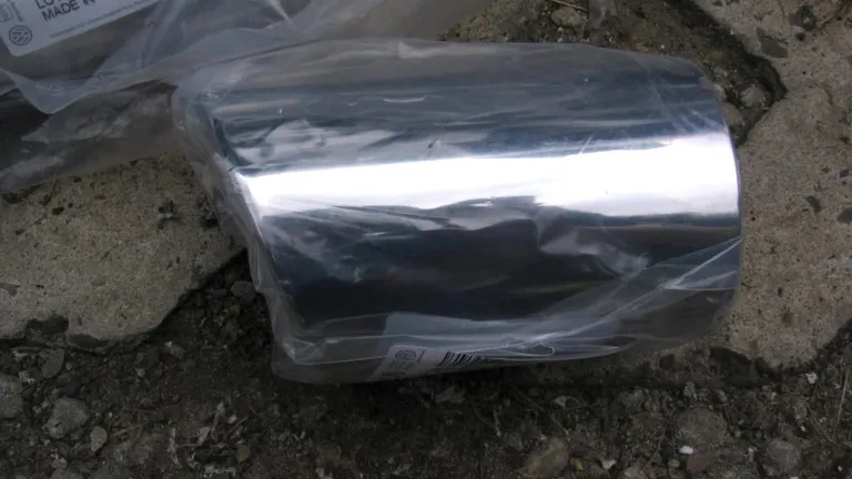 Chrome exhaust tip — Polo 6R GTI