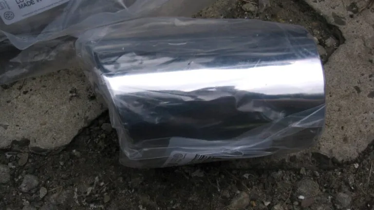 Chrome exhaust tip — Polo 6R GTI