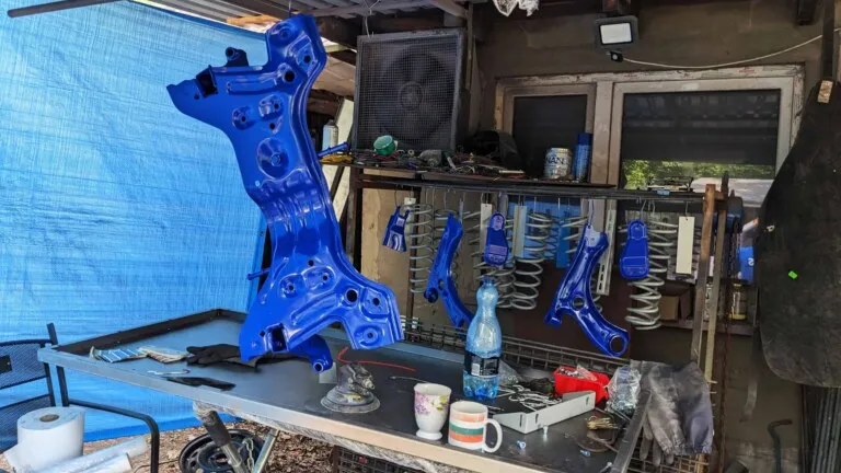 Front axle suspension components refreshed