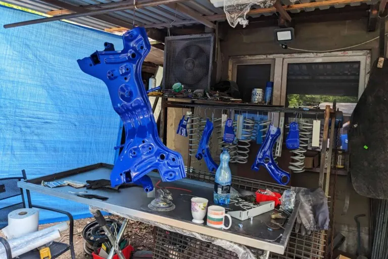 Front axle suspension components refreshed