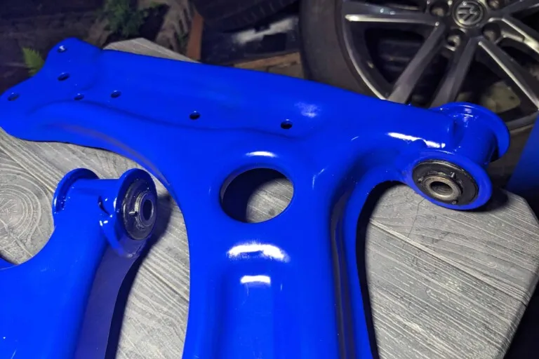 Replacement of front and rear control arm bushings