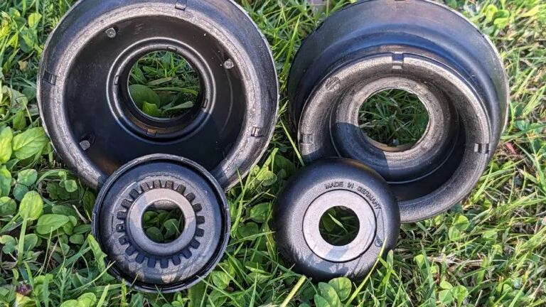 New shock absorber cushions