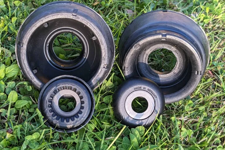 New shock absorber cushions