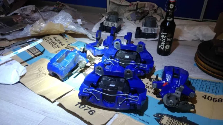 Blue brakes OEM — Polo WRC Street