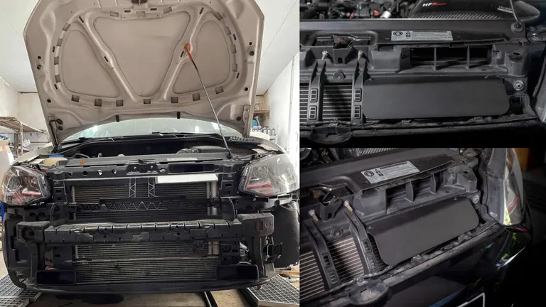 Air Baffle in VW Polo 6R/6C Bumper