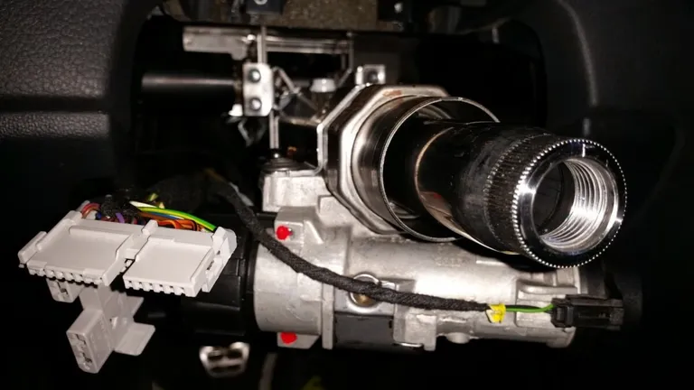 Demontaż przełącznika kolumny kierownicy