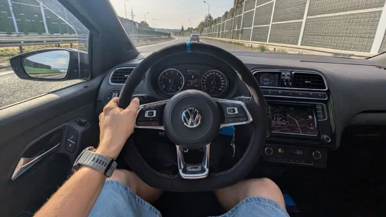 Alcantara Steering Wheel Reupholstering + Blue Centerline