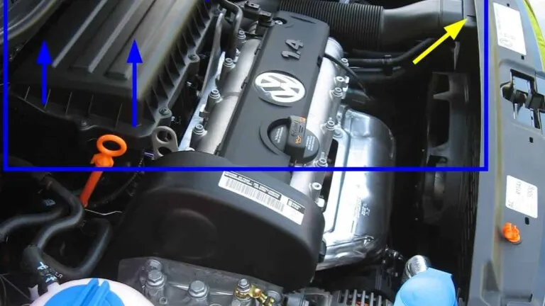 Removing air filter housing