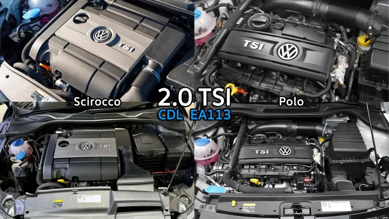 EA113: Scirocco R vs Polo R WRC Street - Engine Compartment Differences