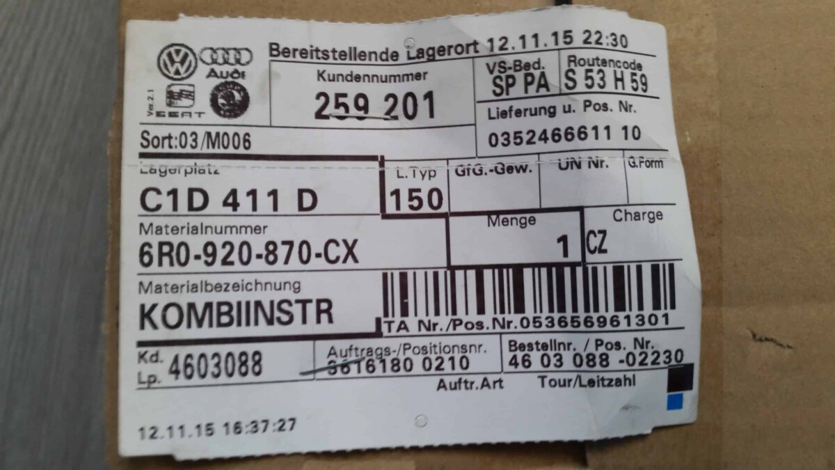 6R0920870CX