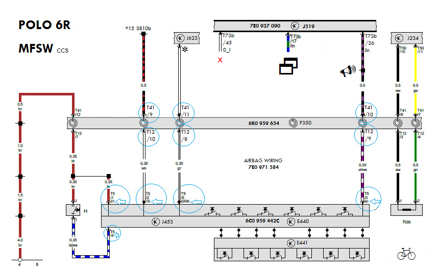 Cruise control wiring diagram drawn by Fernando
