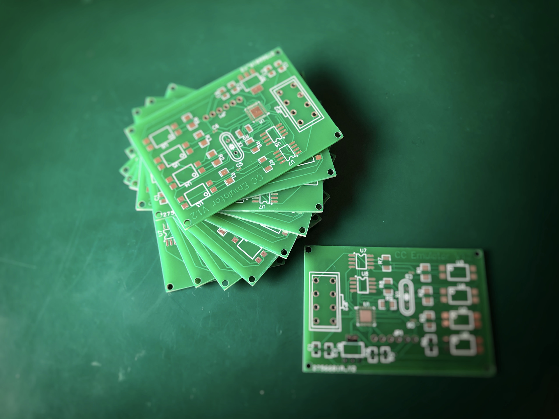 The first version of the PCB