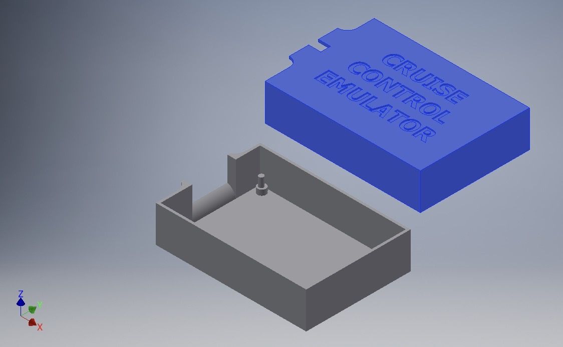A new 3D-printed enclosure for the revised version of the PCB