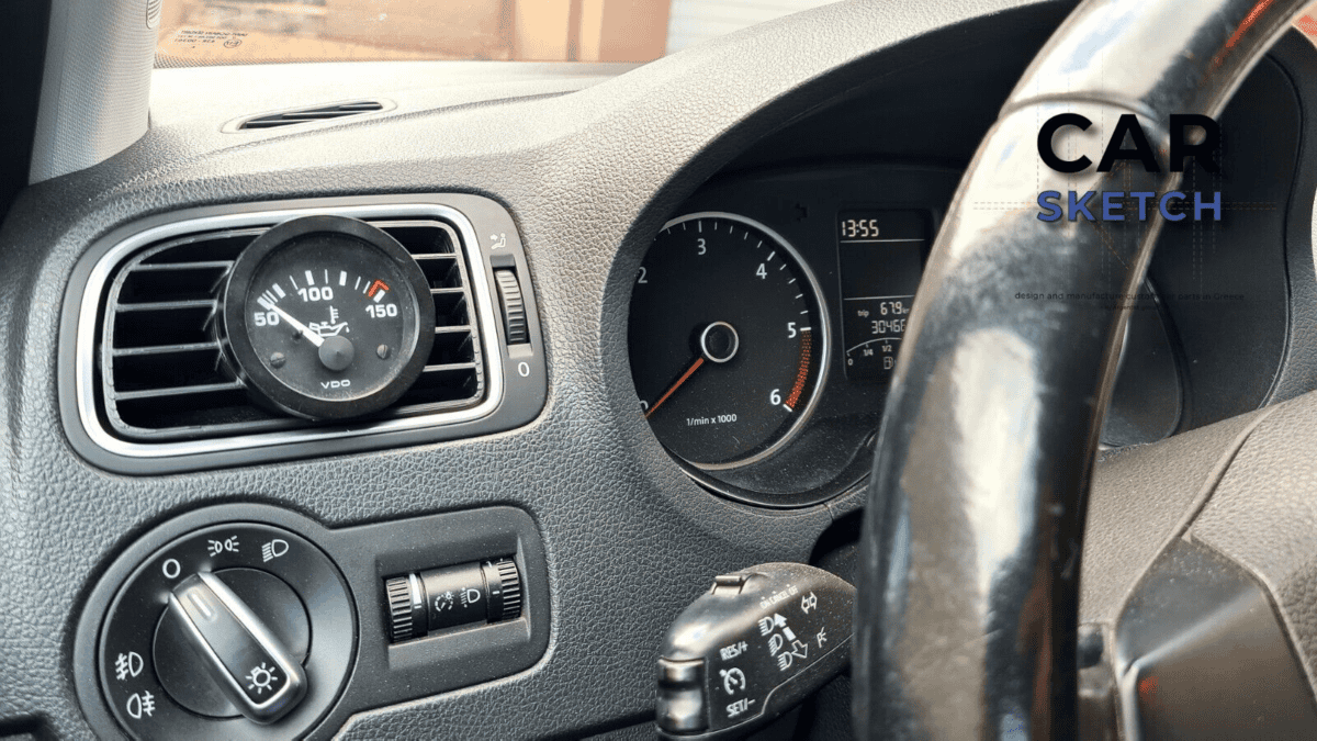 Volkswagen Polo 6R 09-14 Gauge pod for 52mm